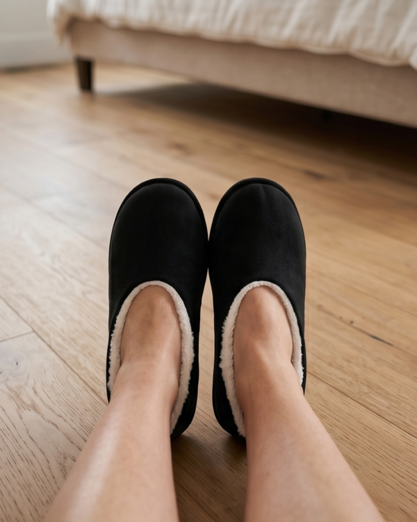 HN-Hornito Negro con Blanco 01 Hornito Cozy Feet