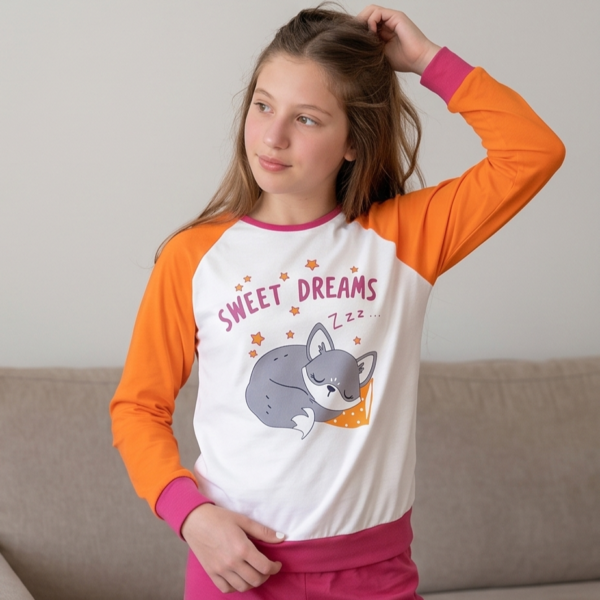 PC-Pijama Cata Naranja 03 Pijama Cata