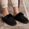 PP-Pantufla Peluche Negra ( 220) 03 Pantufla Peluditos